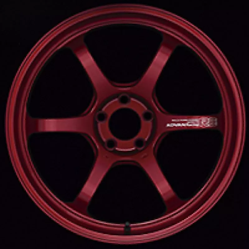 Advan YA68G45DCR - R6 18x8.0 +45 5x100 Racing Candy Red Wheel