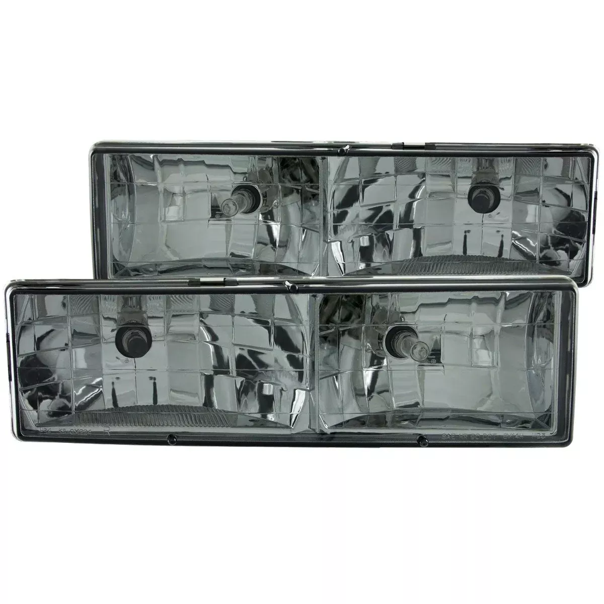 AnzoUSA 111061 Crystal Headlights with Smoke Lens