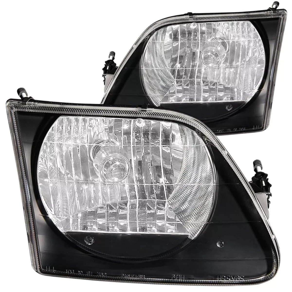 AnzoUSA 111083 Crystal Headlights Black G2