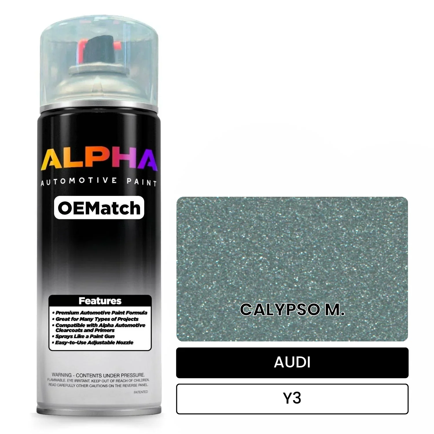 AUDI Calypso Metallic Y3 | OEMatch Automotive Spraycan
