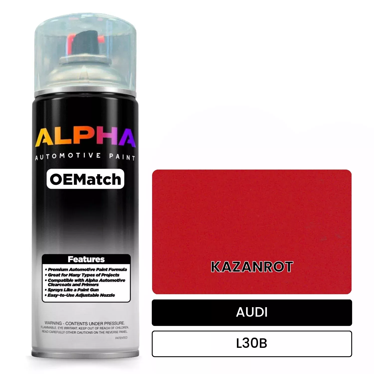 AUDI KAZANROT L30B | OEMatch Spray Can