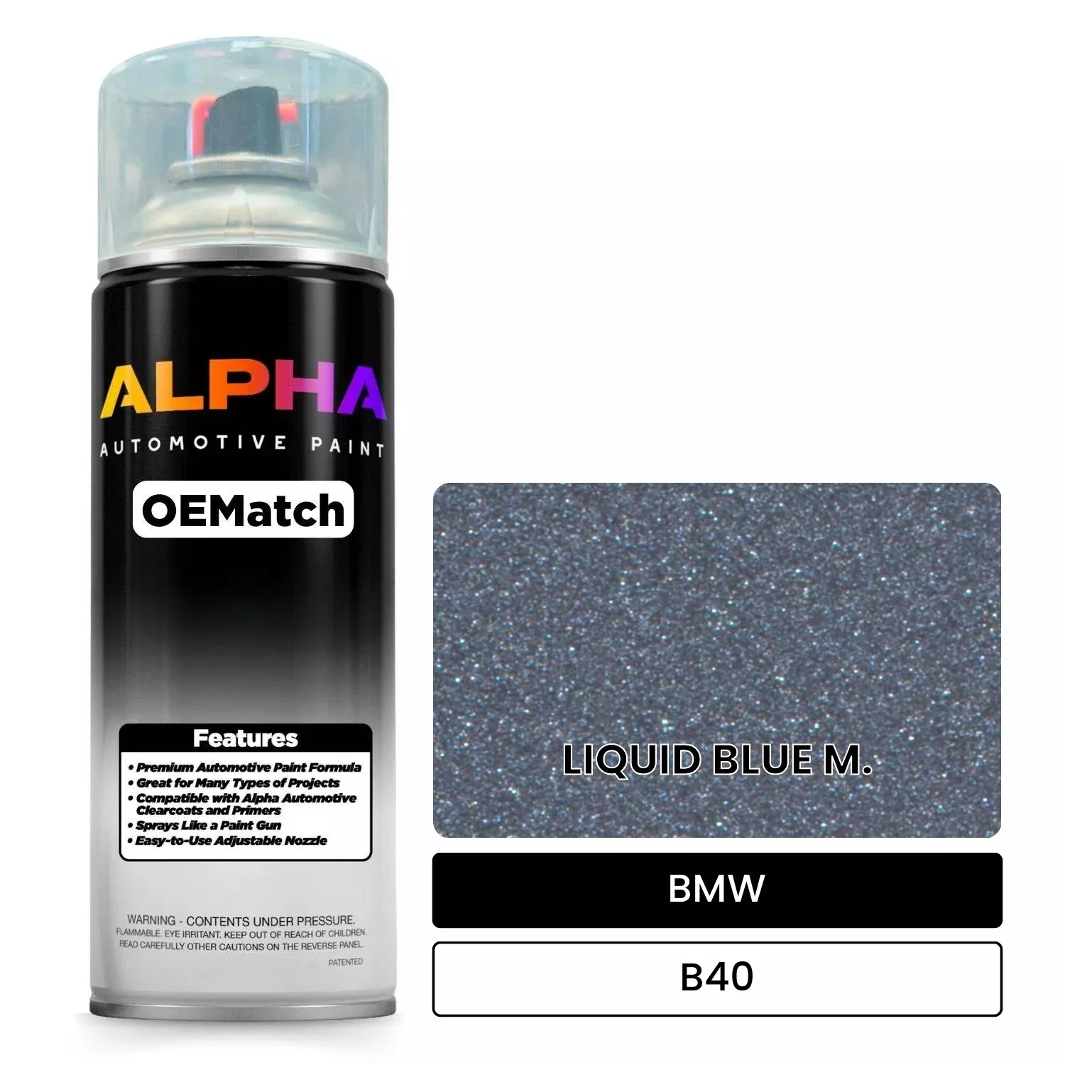 BMW LIQUID BLUE M. B40 | OEMatch Automotive Spraycan