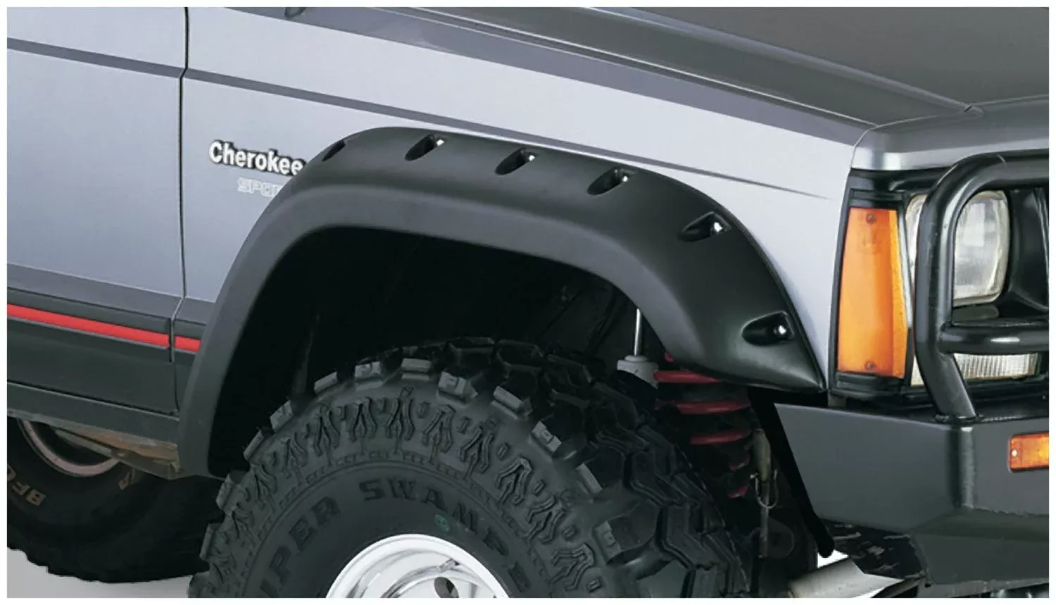 Bushwacker 10035-07 Cutout Style Jeep Fender Flares, 2pc