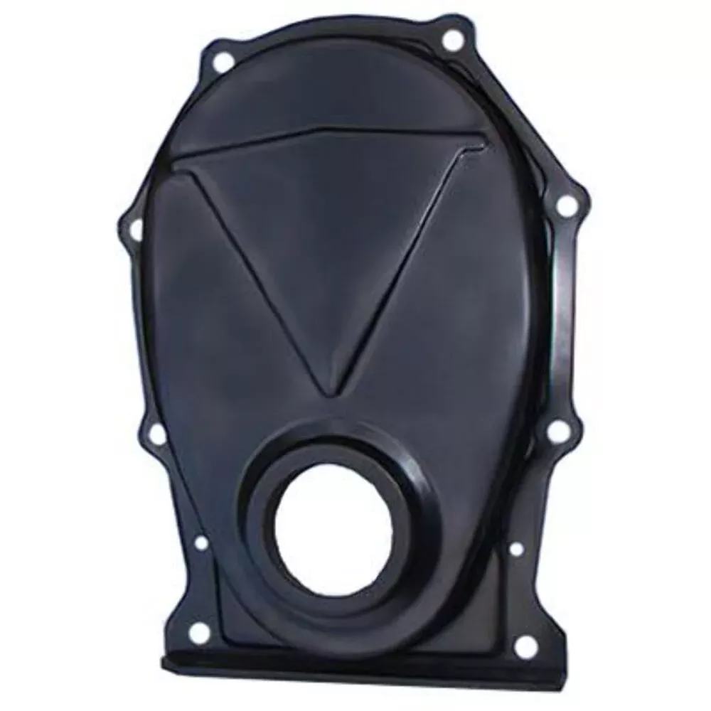 Milodon BB Mopar Black Timing Cover w/tab 65650