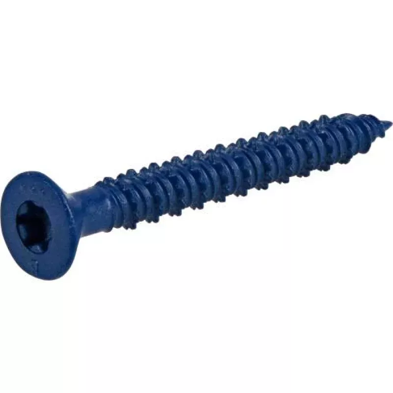 Power Pro 1/4″ x 2-1/4″ Flat-Head Concrete Screw Anchors, 225-Pack
